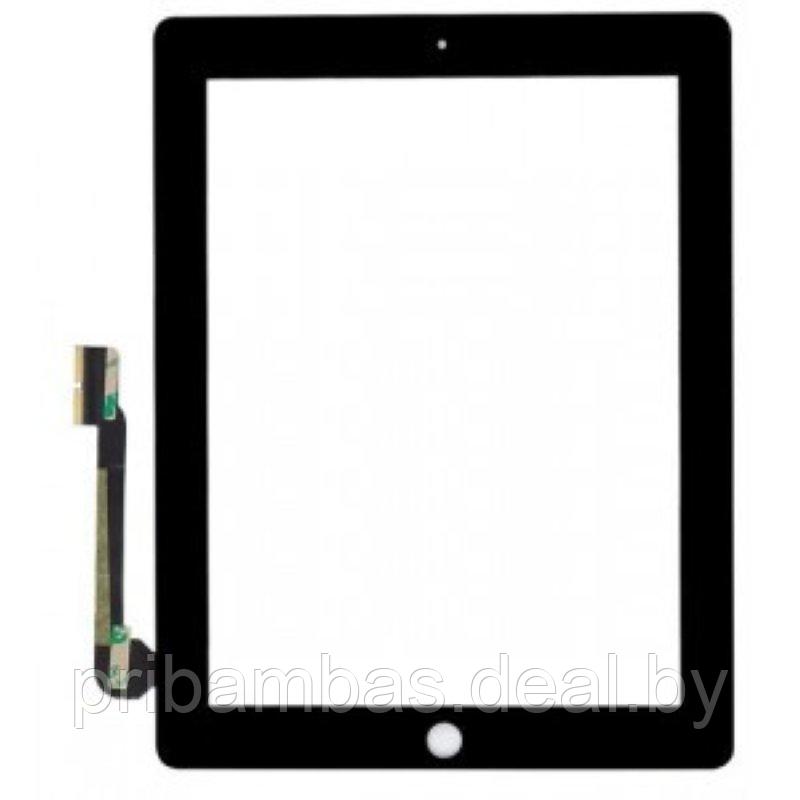 Тачскрин (сенсорный экран) для Apple iPad 3 A1430, iPad 4 A1460 черный