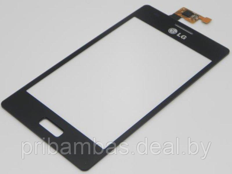 Тачскрин (сенсорный экран) для LG E610 Optimus L5 черный - фото 1 - id-p2968297
