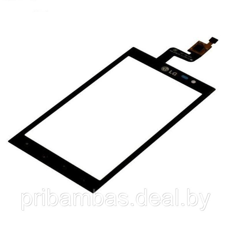 Тачскрин (сенсорный экран) для LG P720, P725 Optimus 3D черный - фото 1 - id-p2968302