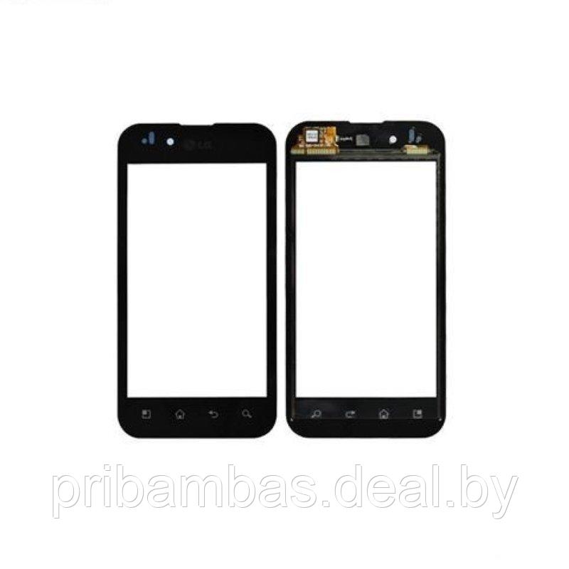 Тачскрин (сенсорный экран) для LG P970 Optimus Black черный - фото 1 - id-p2968311