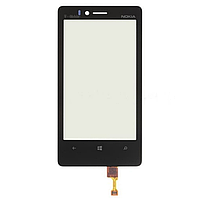 Тачскрин (сенсорный экран) для Nokia Lumia 810 черный