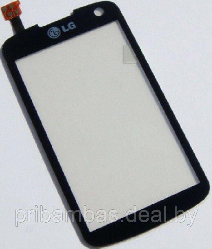 Тачскрин (сенсорный экран) для LG GS500 Cookie Plus черный совместимый - фото 1 - id-p1843152