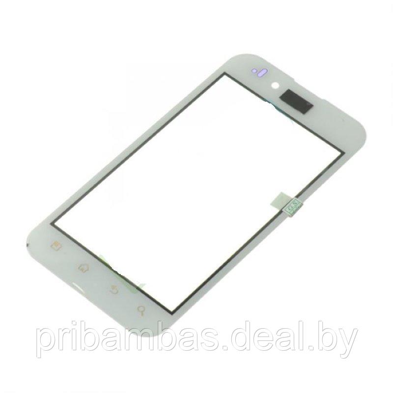 Тачскрин (сенсорный экран) для LG P970 Optimus Black белый