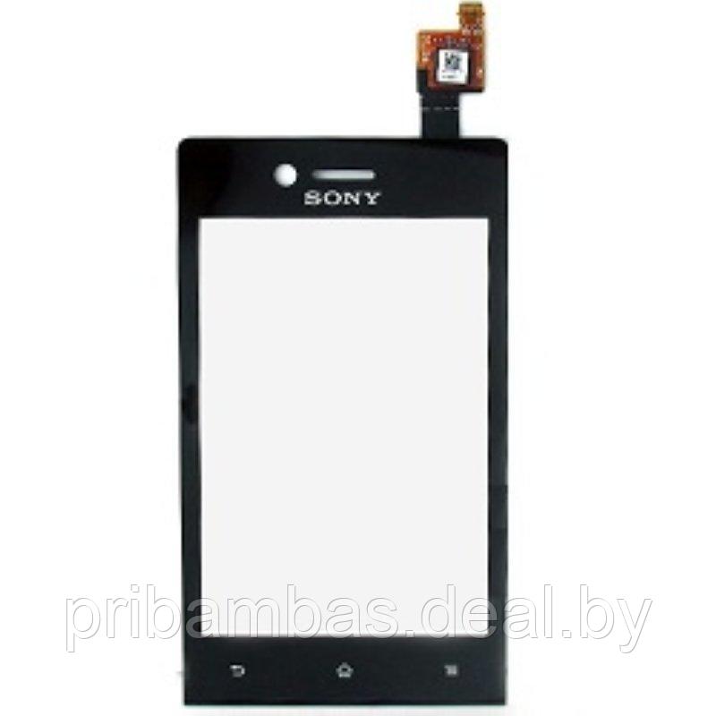 Тачскрин (сенсорный экран) для Sony Xperia miro ST23i черный - фото 1 - id-p2968467