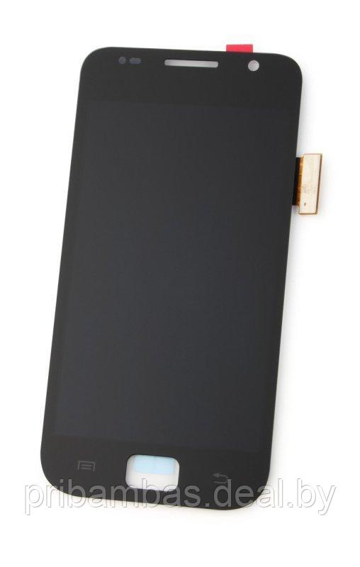 Дисплей (экран) для Samsung i9000 Galaxy S, i9001 Galaxy S Plus с тачскрином без рамки Черный - фото 1 - id-p1854047