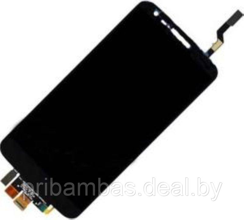 Дисплей (экран) для LG D802 G2 с тачскрином и рамкой Черный - фото 1 - id-p7098539