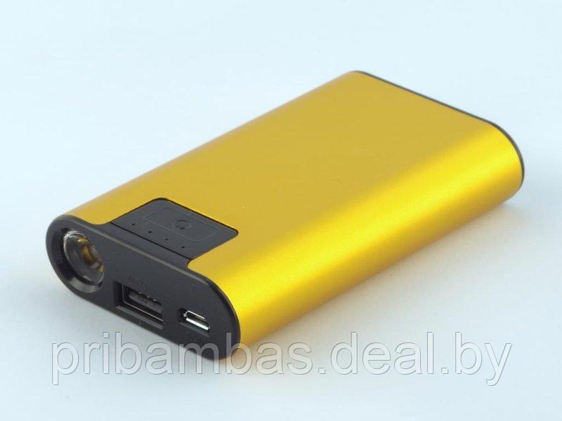 Внешний аккумулятор (power bank) B-802 10400mAh желтый