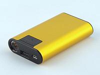 Внешний аккумулятор (power bank) B-802 10400mAh желтый