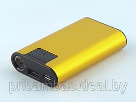 Внешний аккумулятор (power bank) B-802 10400mAh желтый