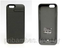 Чехол-аккумулятор (power case) PC-15 для Apple iPhone 6 3600mAh с подставкой Черный матовый