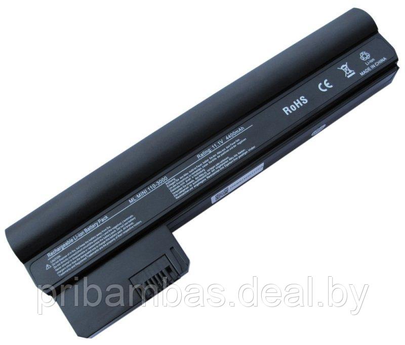 Батарея (аккумулятор) 10.8V 5200mAh (Черная, Усиленная) для ноутбука HP Mini от 110-3000 до 110-3700 - фото 1 - id-p1986640