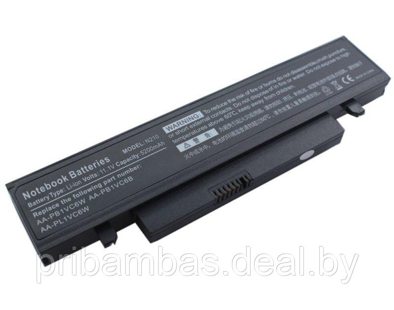 Батарея (аккумулятор) 11.1V 5200mAh (черный) для ноутбука Samsung NP-N210, N220, NB30, X410, X418, X - фото 1 - id-p2079060