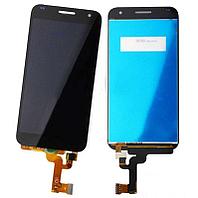 Дисплей (экран) для Huawei Ascend G7-L01 с тачскрином чёрный
