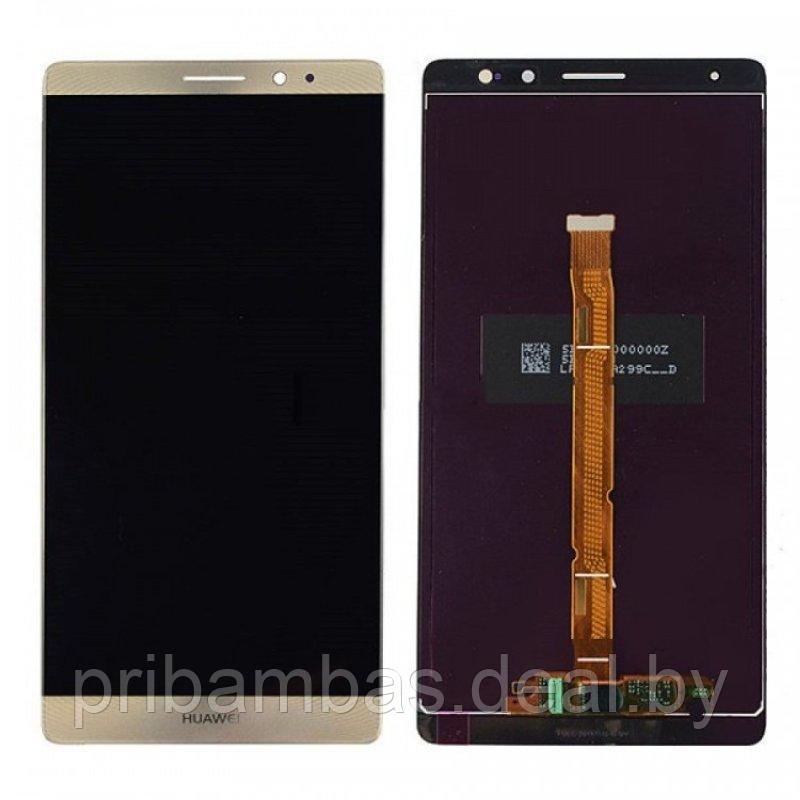 Дисплей (экран) для Huawei Mate 8 NXT-L29 с тачскрином Золотистый - фото 1 - id-p88129561