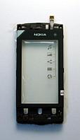 Тачскрин (сенсорный экран) для Nokia 5250 с рамкой черный совместимый