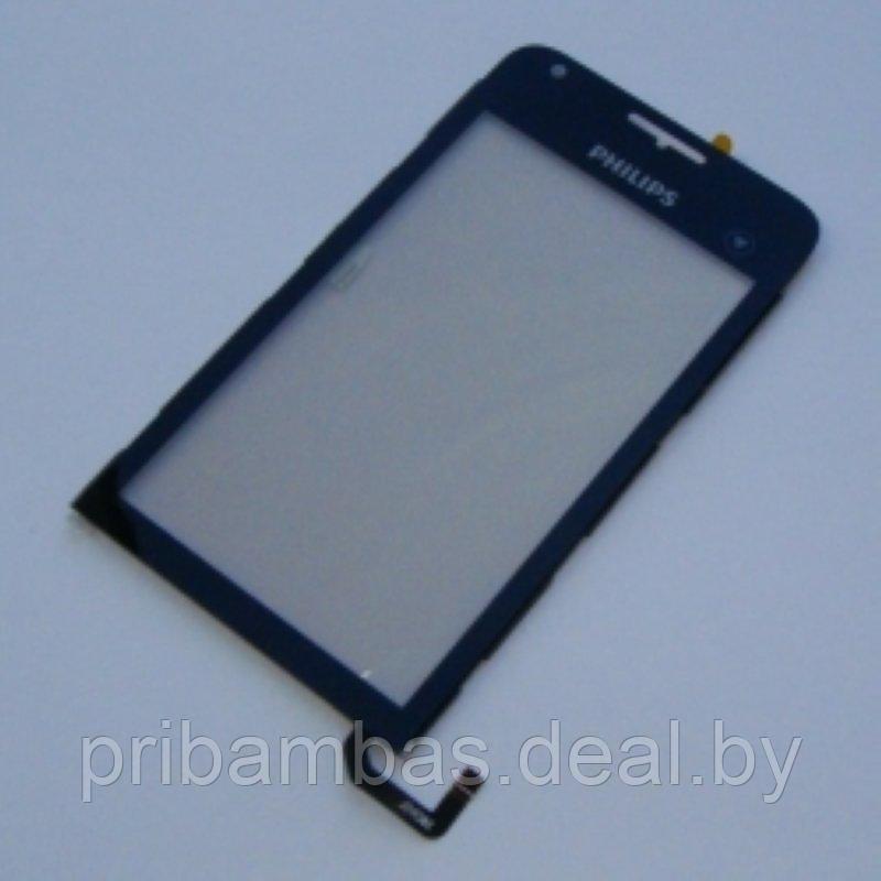 Тачскрин (сенсорный экран) для Philips Xenium V816 черный - фото 1 - id-p2108209