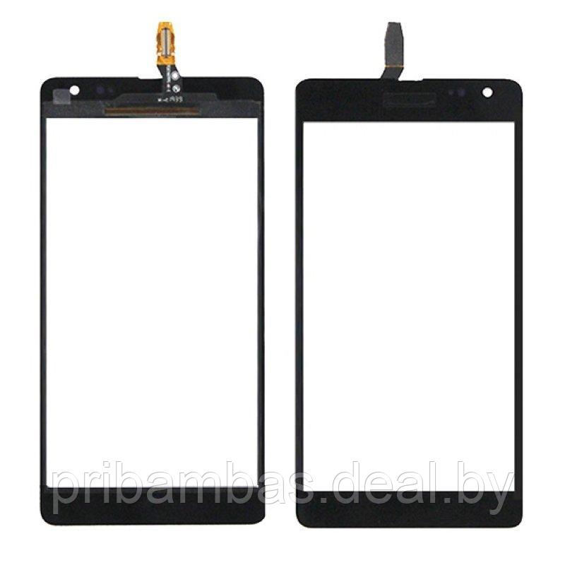 Тачскрин (сенсорный экран) для Nokia Lumia 535 ревизия 2S чёрный - фото 1 - id-p29003170