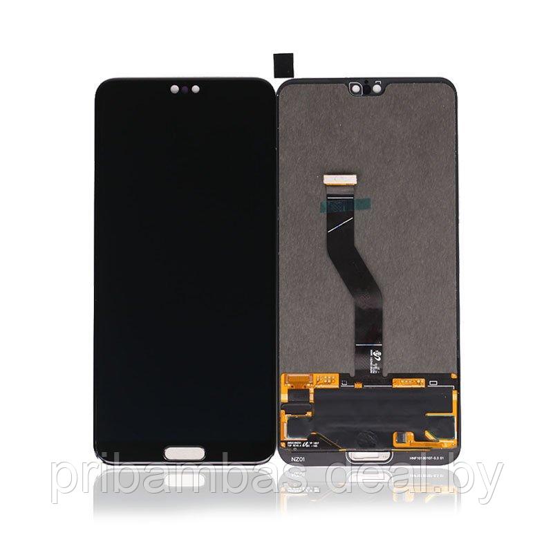 Дисплей (экран) для Huawei P20 Pro CLT-L29 (OLED) с тачскрином Черный - фото 1 - id-p88129570