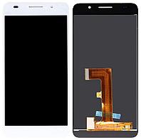 Дисплей (экран) для Huawei Honor 6 H60-L02 H60-L04 H60-L12 с тачскрином Белый
