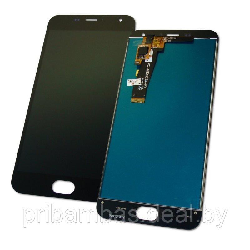 Дисплей (экран) для Meizu M2 Mini с тачскрином чёрный - фото 1 - id-p65802919