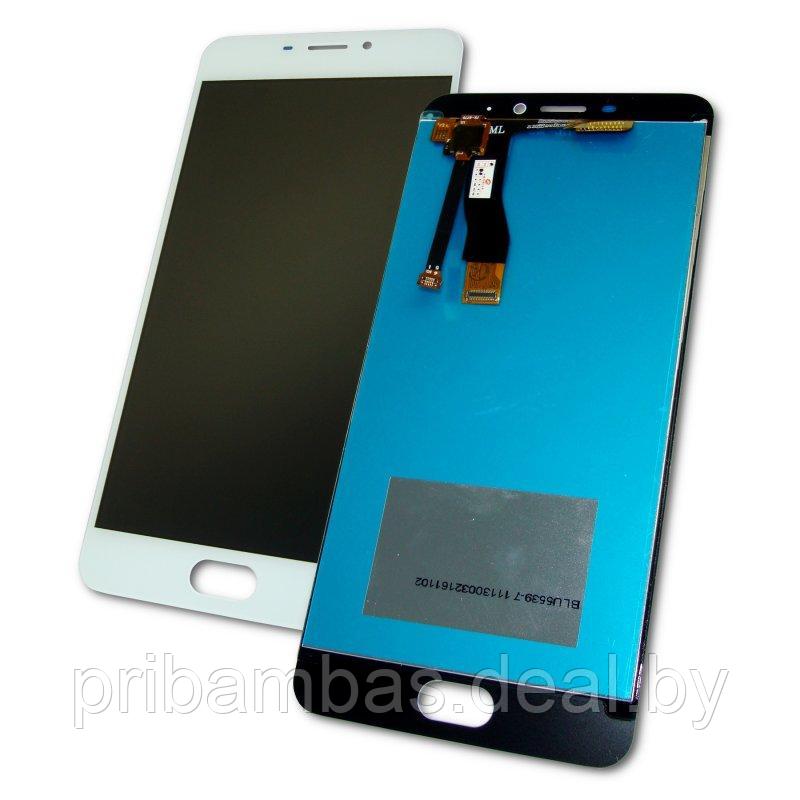 Дисплей (экран) для Meizu M5 Note с тачскрином Белый - фото 1 - id-p88204970