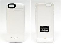 Чехол-аккумулятор (power case) PC-15 для Apple iPhone 6 3600mAh с подставкой Белый глянцевый