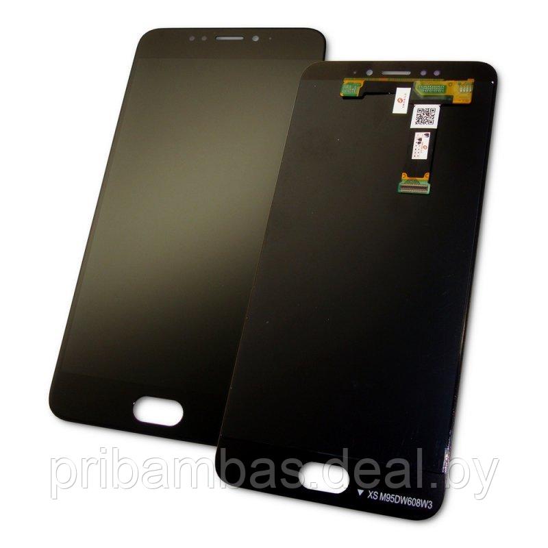 Дисплей (экран) для Meizu MX6 с тачскрином Черный - фото 1 - id-p88204979