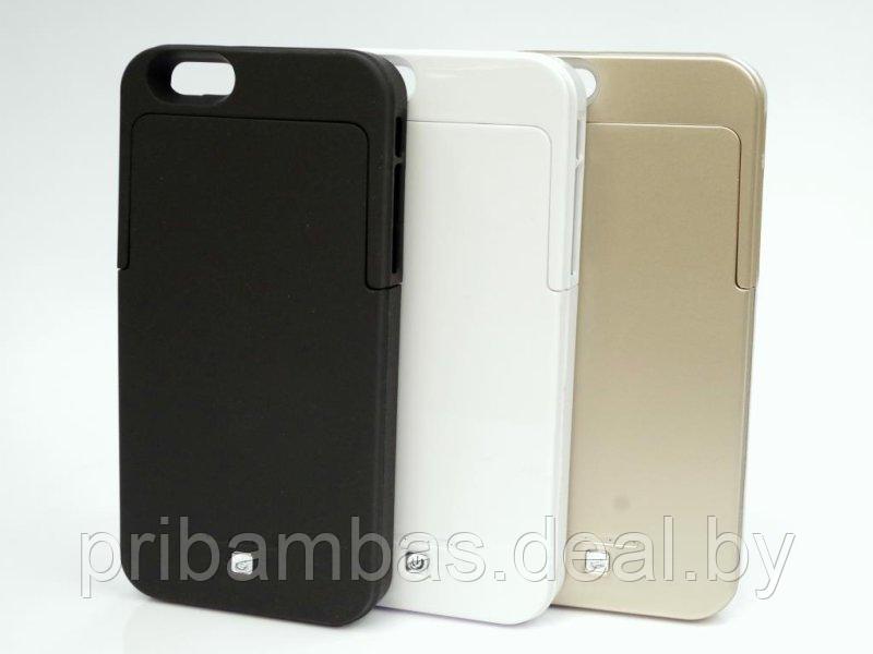 Чехол-аккумулятор (power case) PC-16 для Apple iPhone 6 3200mAh Черный матовый - фото 1 - id-p40104877