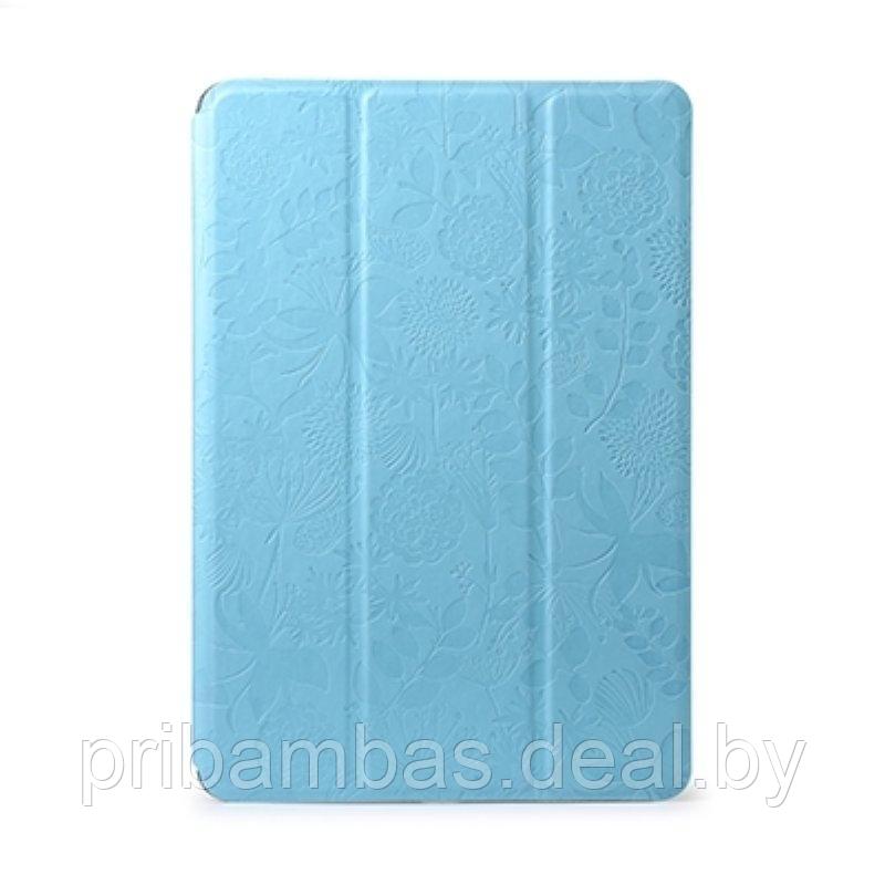 Чехол-подставка Gissar Flora 33685 для Apple iPad голубой - фото 1 - id-p7144778