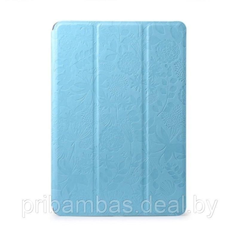 Чехол-подставка Gissar Flora 36685 для Apple iPad mini голубой - фото 1 - id-p7144782