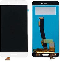 Дисплей (экран) для Xiaomi Mi5 с тачскрином Белый