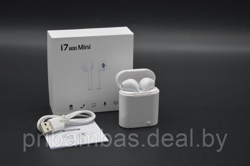 Беспроводные наушники Bluetooth TWS i7 mini - фото 1 - id-p94327007