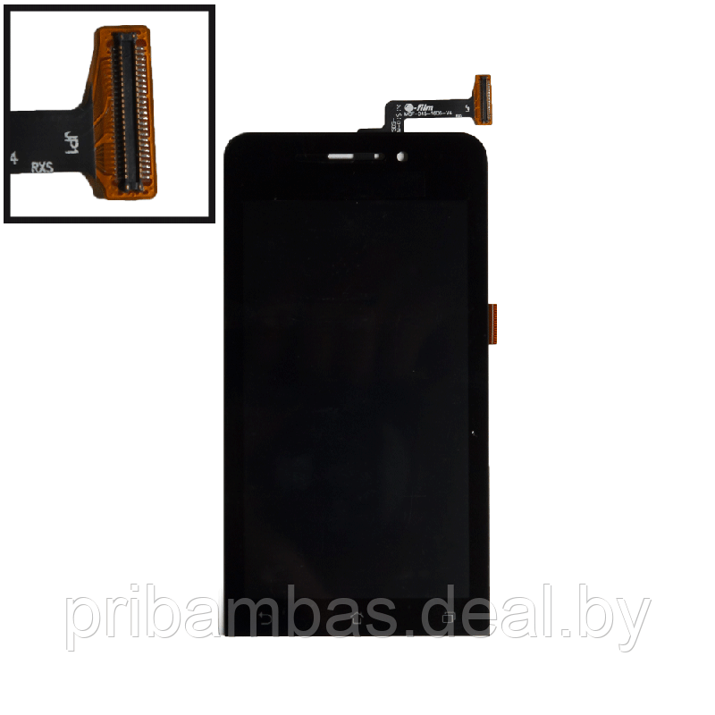Дисплей (экран) для Asus ZenFone 4 A450CG с тачскрином чёрный