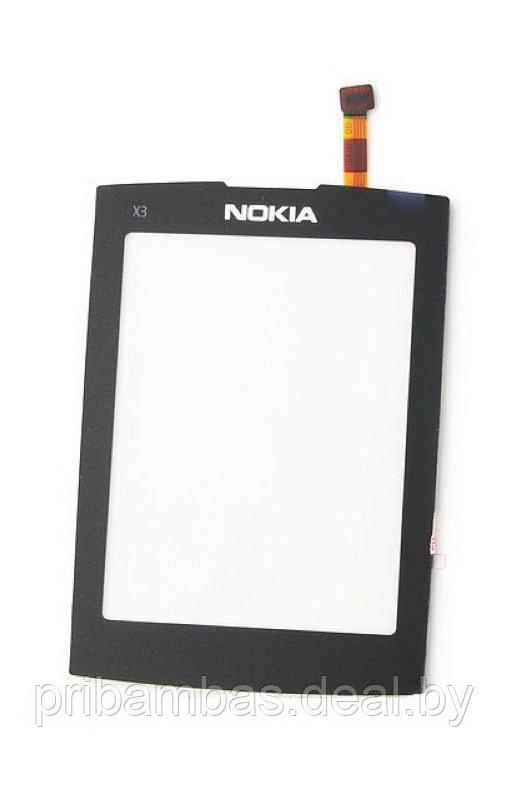 Тачскрин (сенсорный экран) для Nokia X3-02 Touch and Type - фото 1 - id-p3414614