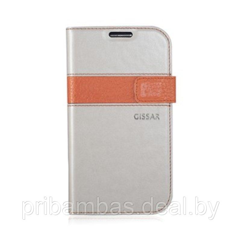 Чехол-книжка Gissar Essential 40260 для Samsung Galaxy S4 i9500 бежевый - фото 1 - id-p7144848