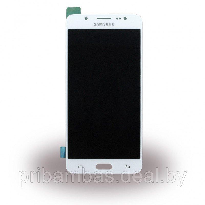 Дисплей (экран) для Samsung Galaxy J5 (2016) J510 с тачскрином белый - фото 1 - id-p65803109