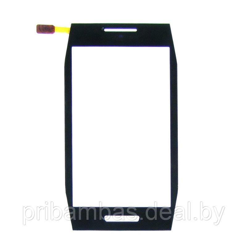 Тачскрин (сенсорный экран) для Nokia X7 с рамкой черный