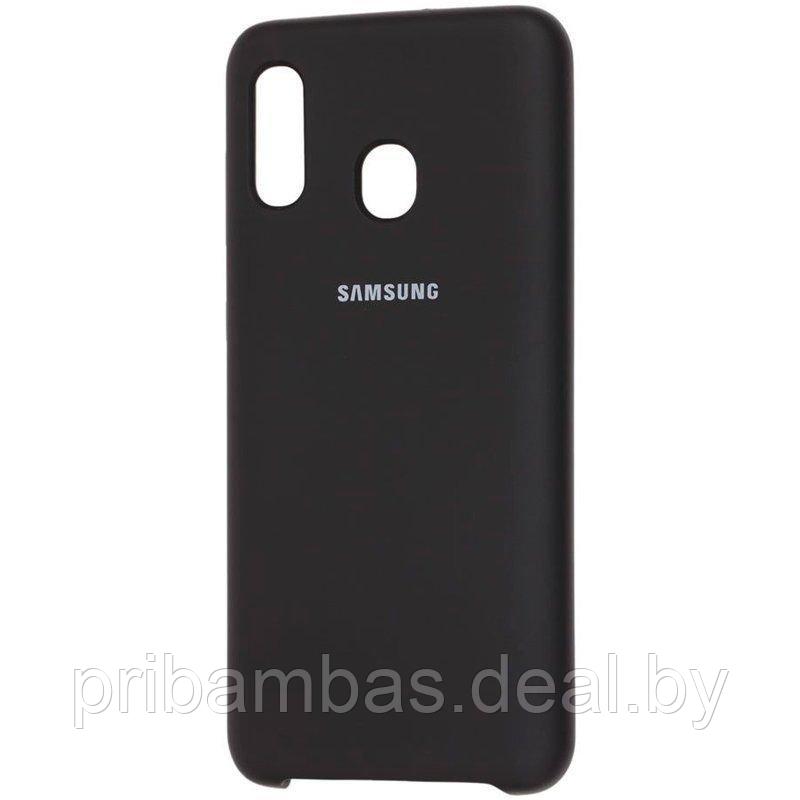 Чехол (бампер) для Samsung Galaxy A40 A405 (2019) (Черный, копия) - фото 1 - id-p138154985