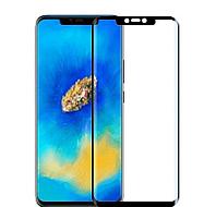 Защитное стекло 3D для Huawei Mate 20 Pro LYA-L29 (Черное, полная проклейка)