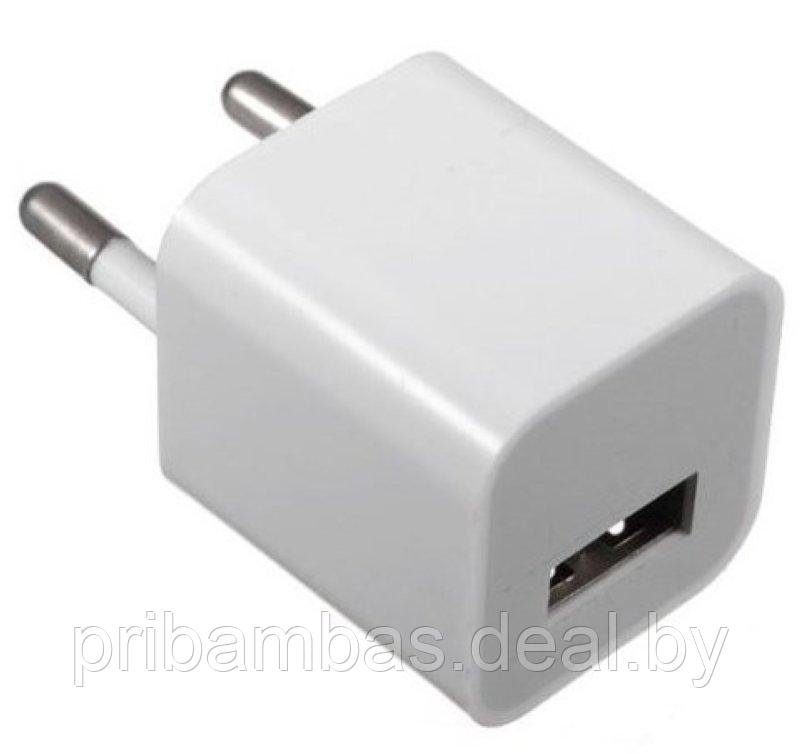 Зарядное устройство оригинальное USB блок питания A1385, MD810LL/A 1000mA. Без кабеля. Для телефонов - фото 1 - id-p98803825