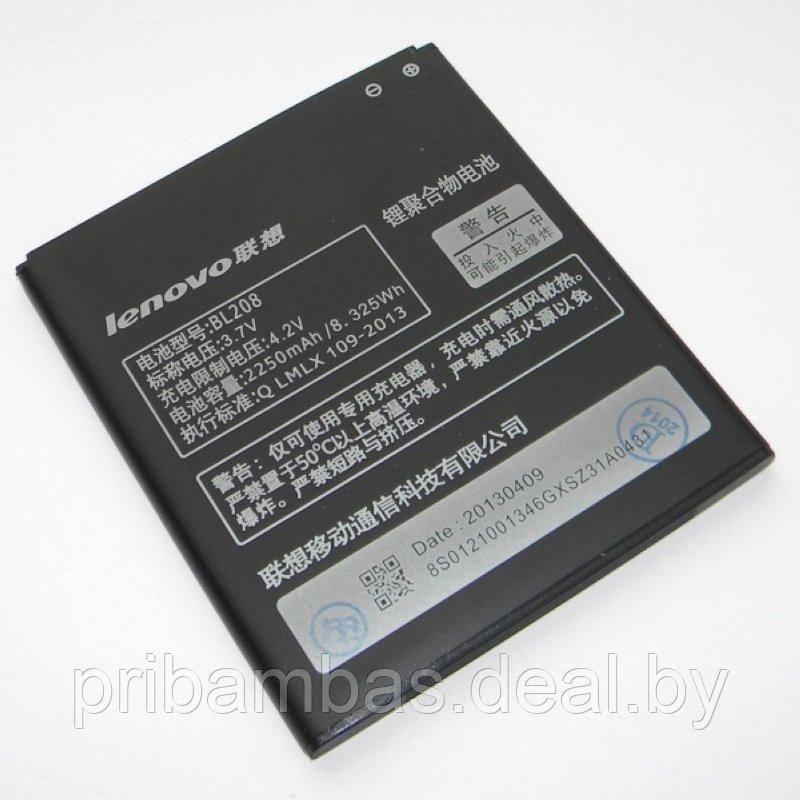 АКБ (аккумулятор, батарея) Lenovo BL208 Оригинальный 2250mah для Lenovo S920 - фото 1 - id-p7332146
