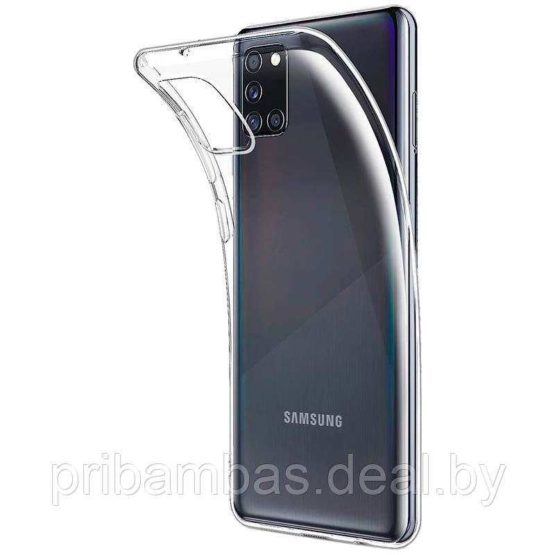 Силиконовый чехол для Samsung A31 (2020) A315 (прозрачный) - фото 1 - id-p143123389