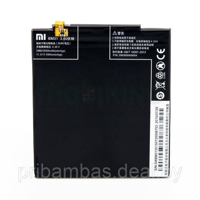АКБ (аккумулятор, батарея) Xiaomi BM31 Оригинальный 2980mah для Xiaomi Mi3 - фото 1 - id-p7332169