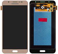 Дисплей (экран) для Samsung Galaxy J7 2016 J710 с тачскрином золотистый