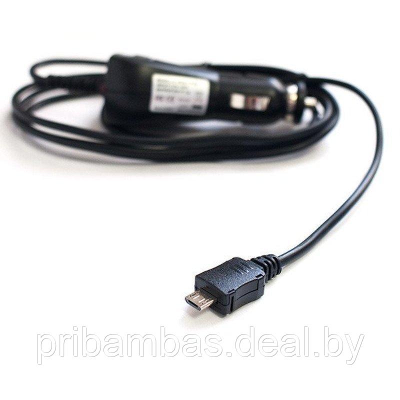 Автомобильное зарядное устройство с разъемом micro USB 1000mA - фото 1 - id-p3488045