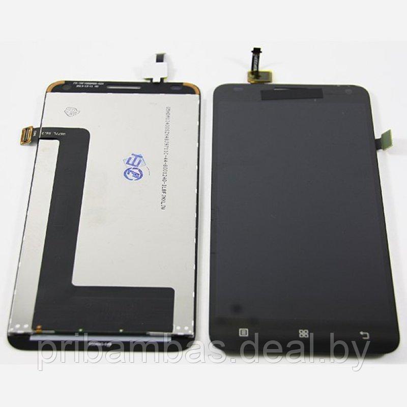 Дисплей (экран) для Lenovo S580 чёрный с тачскрином - фото 1 - id-p38963583