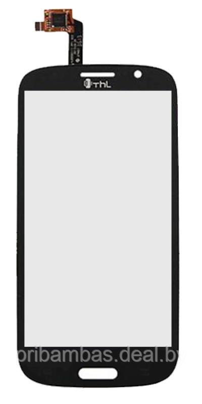 Тачскрин (сенсорный экран) для Thl W8 HD Черный