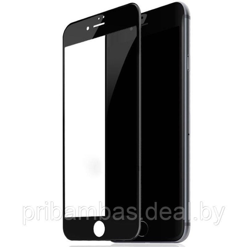 Защитное стекло FullScreen для Apple iPhone 7, 8, SE 2020 черное - фото 1 - id-p68687815