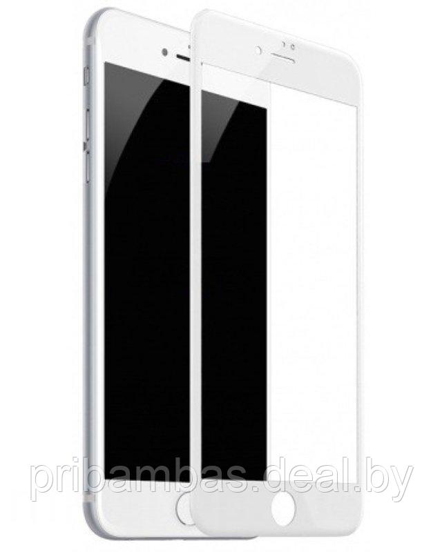 Защитное стекло FullScreen для Apple iPhone 7, 8, SE 2020 белое - фото 1 - id-p68687816