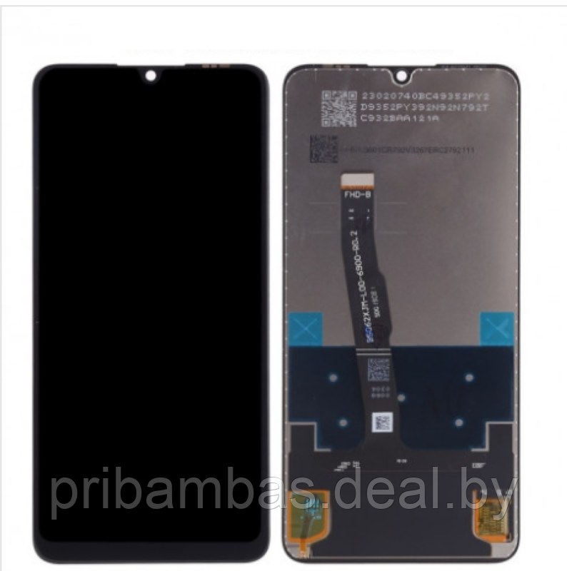 Дисплей (экран) для Huawei P30 Lite MAR-LX1M с тачскрином Черный - фото 1 - id-p106830408